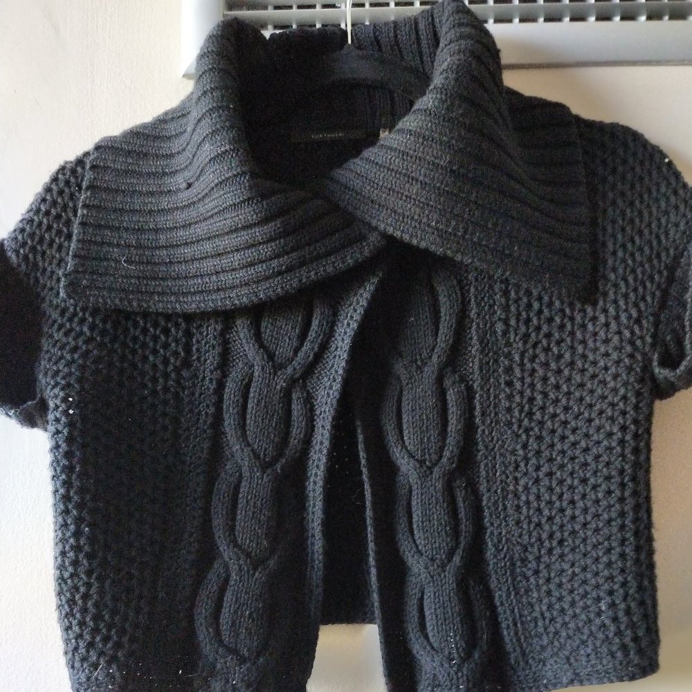 Elie Tahari short Merino wool vest - XS